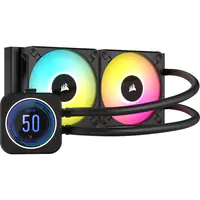 CORSAIR iCUE H100i ELITE LCD XT - Prozessor-Flüssigkeitskühlsystem - (für: LGA1150, LGA1151, LGA1155, LGA1156, LGA1200, LGA1366, LGA1700, LGA2011, LGA2066, AM3, AM4, AM5, sTR4, sTRX4) - 120 mm