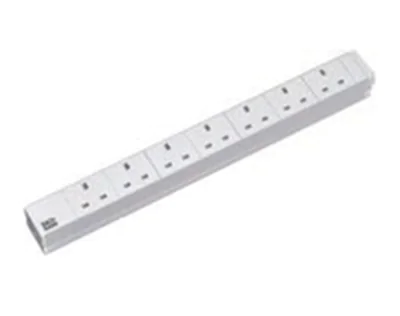 Bachmann 333.804 - Standard - 1U - Grau - 7 AC-Ausgänge - 2 m