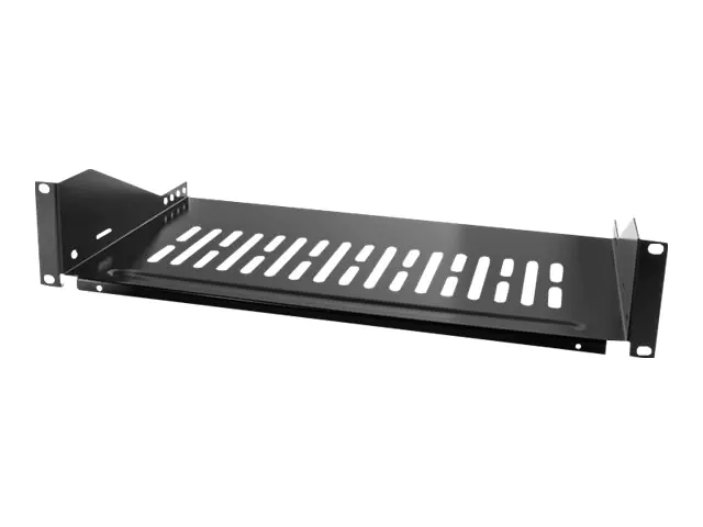 LogiLink - Rack - Regal - Schwarz, RAL 9005 - 2U - 48.3 cm (19")