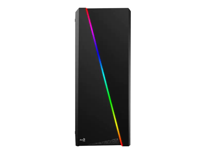 AeroCool Cylon - Tower - ATX - Seitenteil mit Fenster - keine Spannungsversorgung - Schwarz - USB/Audio