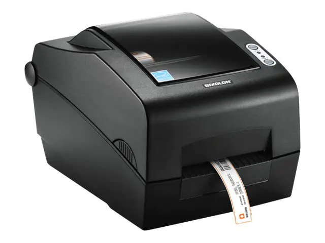 Bixolon SLP-TX400G - Etikettendrucker - Thermodirekt / Thermotransfer - Rolle (11,6 cm) - 203 dpi - bis zu 178 mm/Sek. - parallel, USB 2.0, seriell - Dunkelgrau