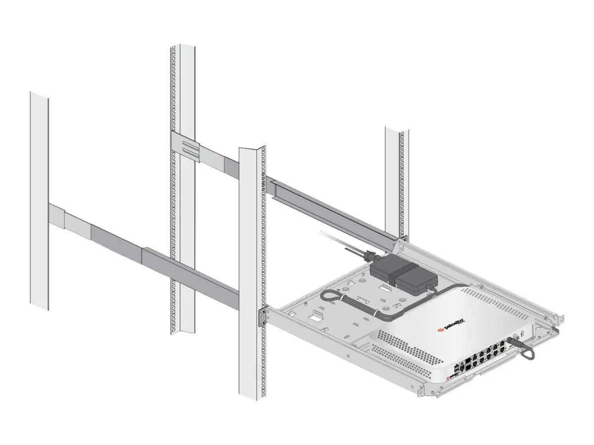 Palo Alto Networks Rackmontagesatz - 1U - 48.3 cm (19") PAN-PA-400-POE-RACKTRAY