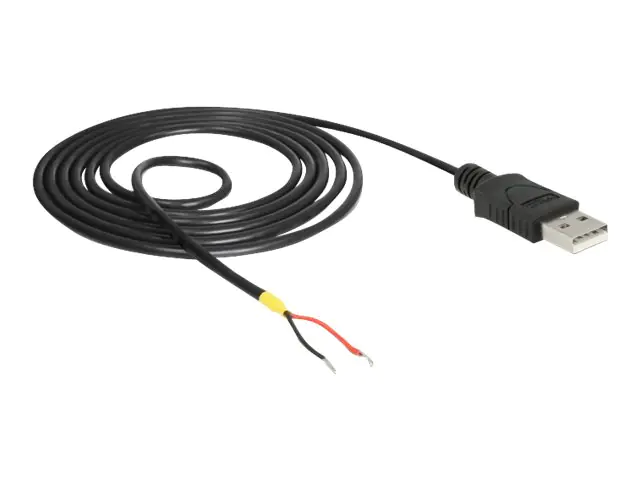 Delock - USB-Kabel - USB (M) zu ohne Stecker - 1.5 m - Schwarz