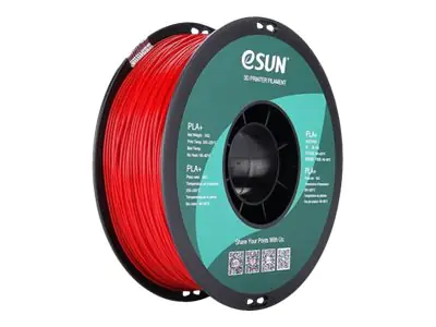 Esun - Fire Engine Red - 1 kg - PLA+ Filament (3D)