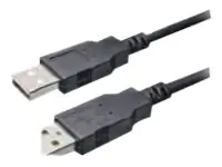 Bachmann - USB-Kabel - USB (M) bis USB (M) - USB 2.0 - 1 m - Schwarz