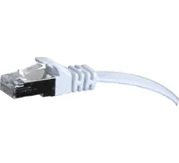 exertis Connect - Patch-Kabel - RJ-45 (M) zu RJ-45 (M) - 2 m - U/FTP - CAT 6 - geformt, ohne Haken - weiß