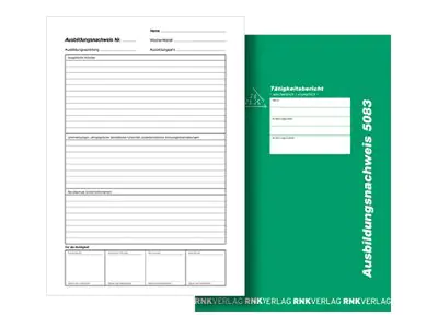 RNK RNKVERLAG - Schulungszertifikat - 56 Seiten - A4 (210 x 297 mm) 5083