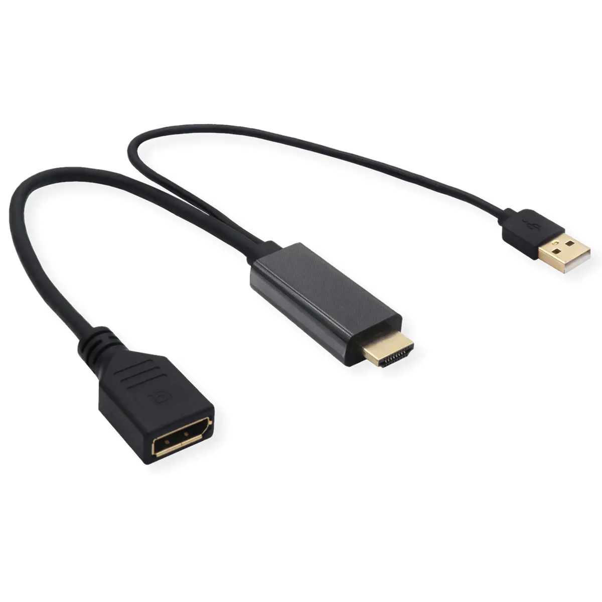 VALUE Kabeladapter HDMI-DP ST/BU 0.3m - Adapter - Digital/Display/Video
