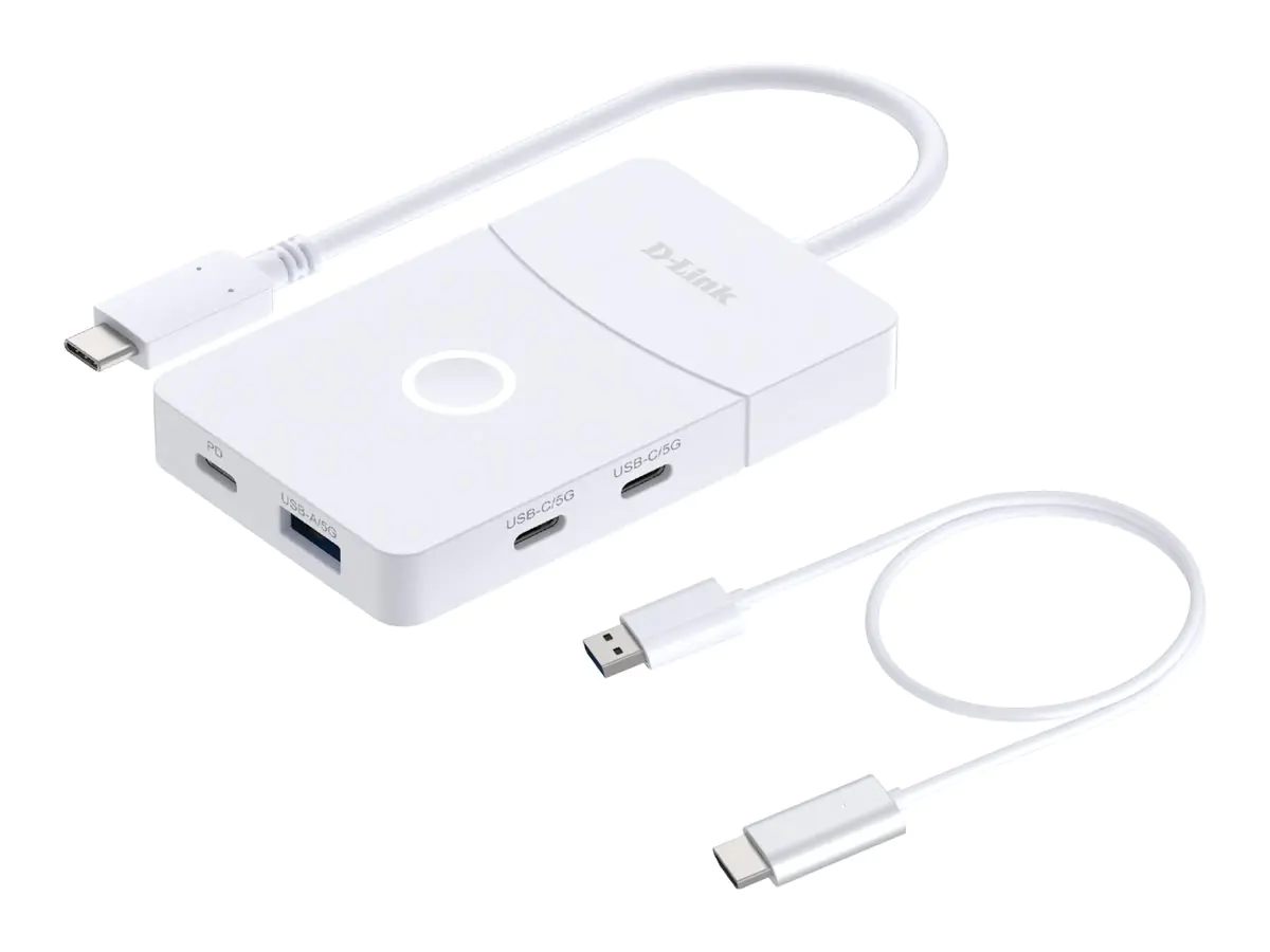 D-Link DUP-501 - Dockingstation - USB-C - 2 x