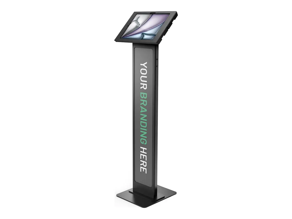 Compulocks iPad Air M2 & M3 13", Apex Enclosure Brandable Floor Stand - Black - Aufstellung - für