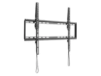 equip - Halterung - Ultra-dünn - für Curved Panel/Flat Panel - flaches Profil - stainless steel, Kunststoff - Schwarz (37"-75") - Wandmontage