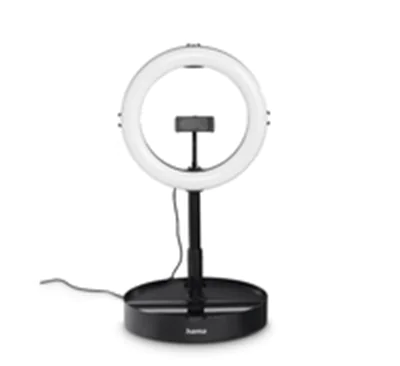 Hama LED-Ringleuchte SpotLight FoldUp 102 II Set für Smartphones faltbar