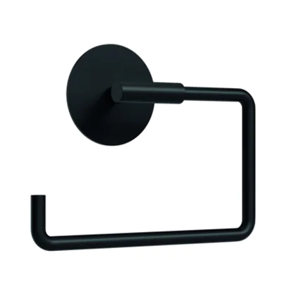 ovimar WC-Rollenhalter Tromoy 5,5 x 2,5 x 15 cm (B x H x T) 1 Rolle Edelstahl schwarz