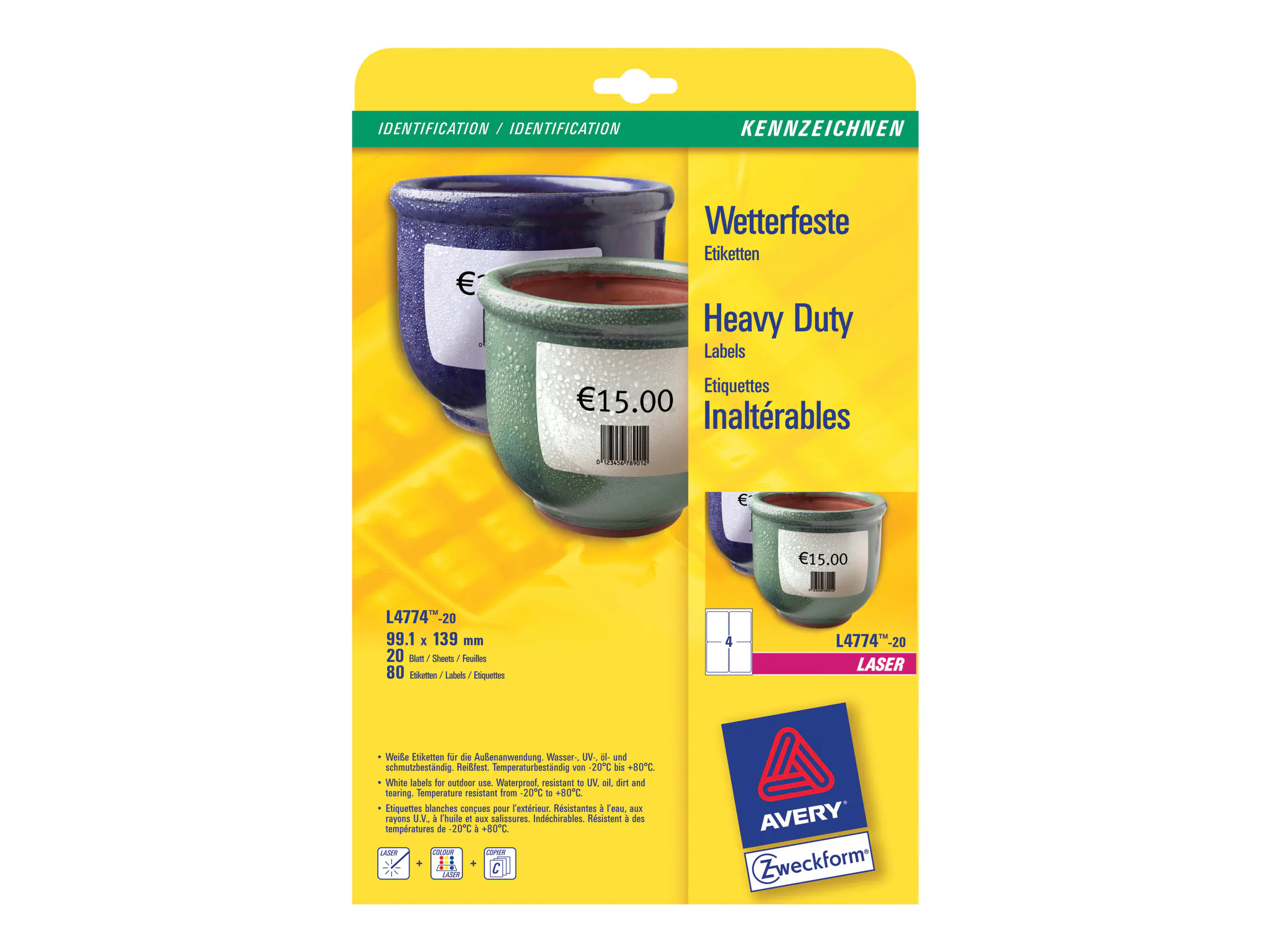 Avery Zweckform A L4774-20