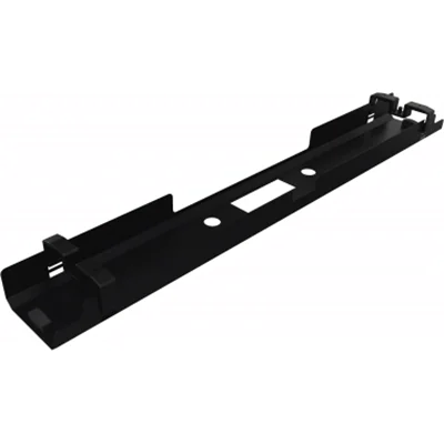 Kabelkanal horizontal beidseitig abklappbar für Tische B1600mm sw