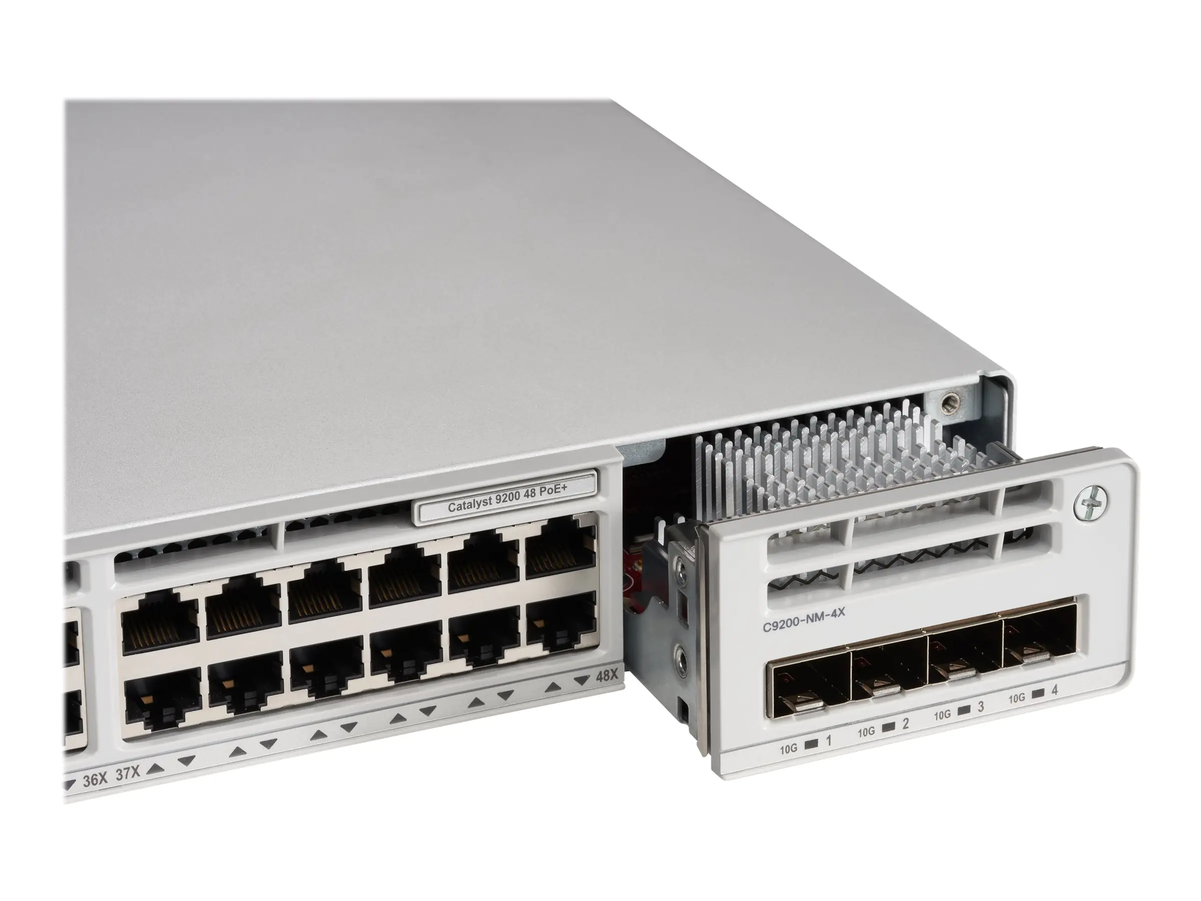 Cisco Catalyst 9200 - Essential Edition - Switch - Smart - 48 x 10/100/1000 (PoE+) - an Rack montierbar - PoE+ (740 W)