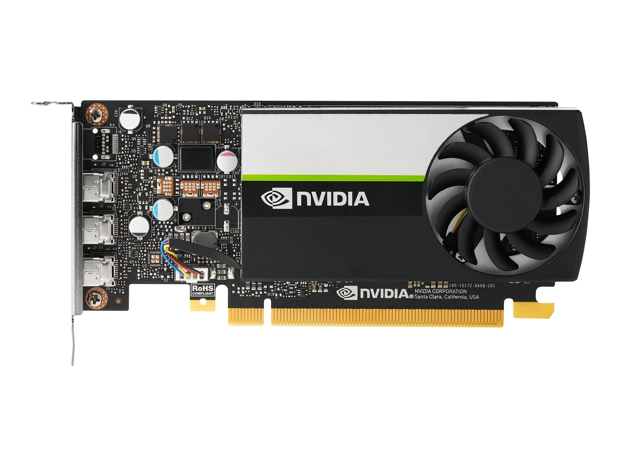 NVIDIA T400 - Grafikkarten - T400 - 4 GB GDDR6 - PCIe 3.0 x16 Low-Profile - 3 x Mini DisplayPort - für Workstation Z4 G5, Z6 G5, Z8 G5