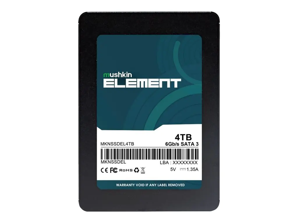 Mushkin ELEMENT - SSD - 4 TB - intern - 2.5" (6.4 cm) - SATA 6Gb/s