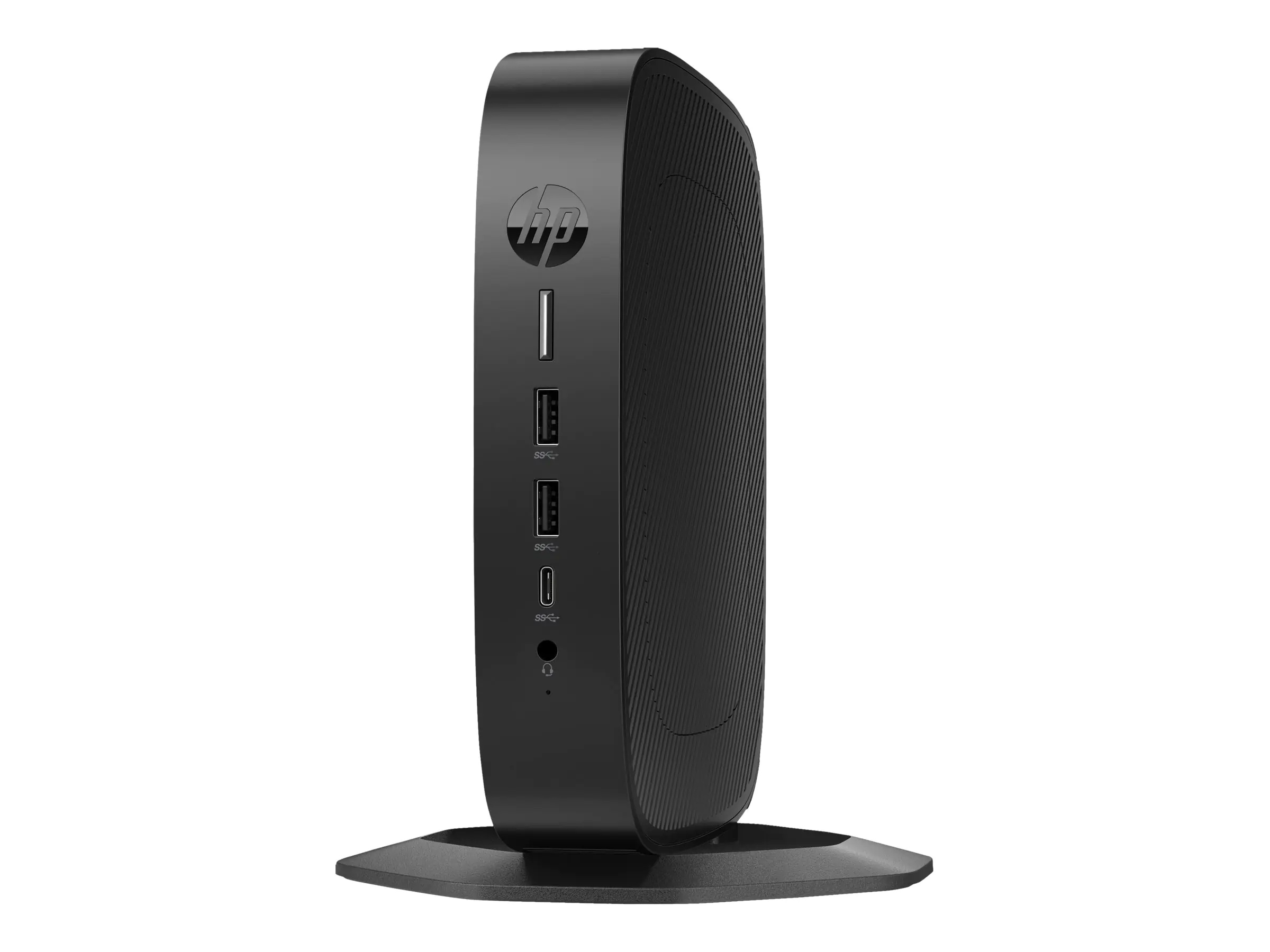 HP Elite t655 - Thin Client - SFF - 1 x Ryzen Embedded R2314 / 2.1 GHz - RAM 4 GB - Flash 32 GB - eMMC - Radeon Graphics - 1GbE - IGEL OS - Monitor: keiner - Tastatur: Deutsch