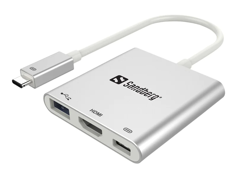 SANDBERG USB-C Mini Dock HDMI+USB - Dockingstation 136-00