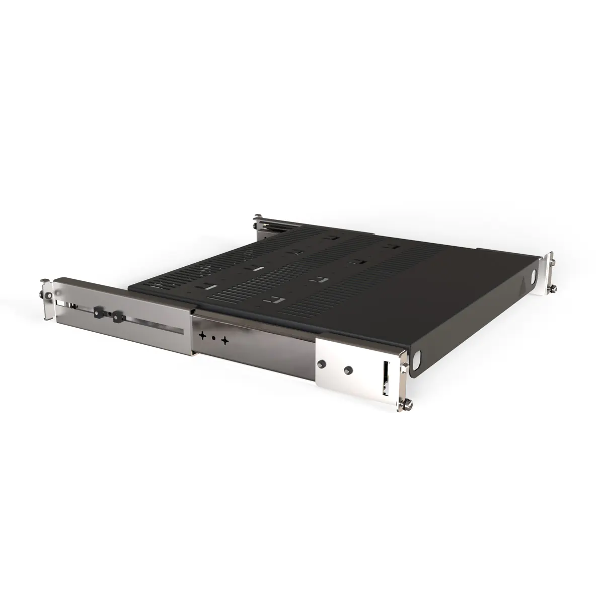 SCHROFF 19"SHELF TELE.2U 500D RAL7021 - Rack-Zubehör