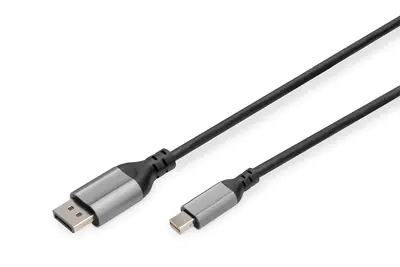 DIGITUS 8K DisplayPort Adapterkabel, mini-DP auf DP DB-340106-020-S