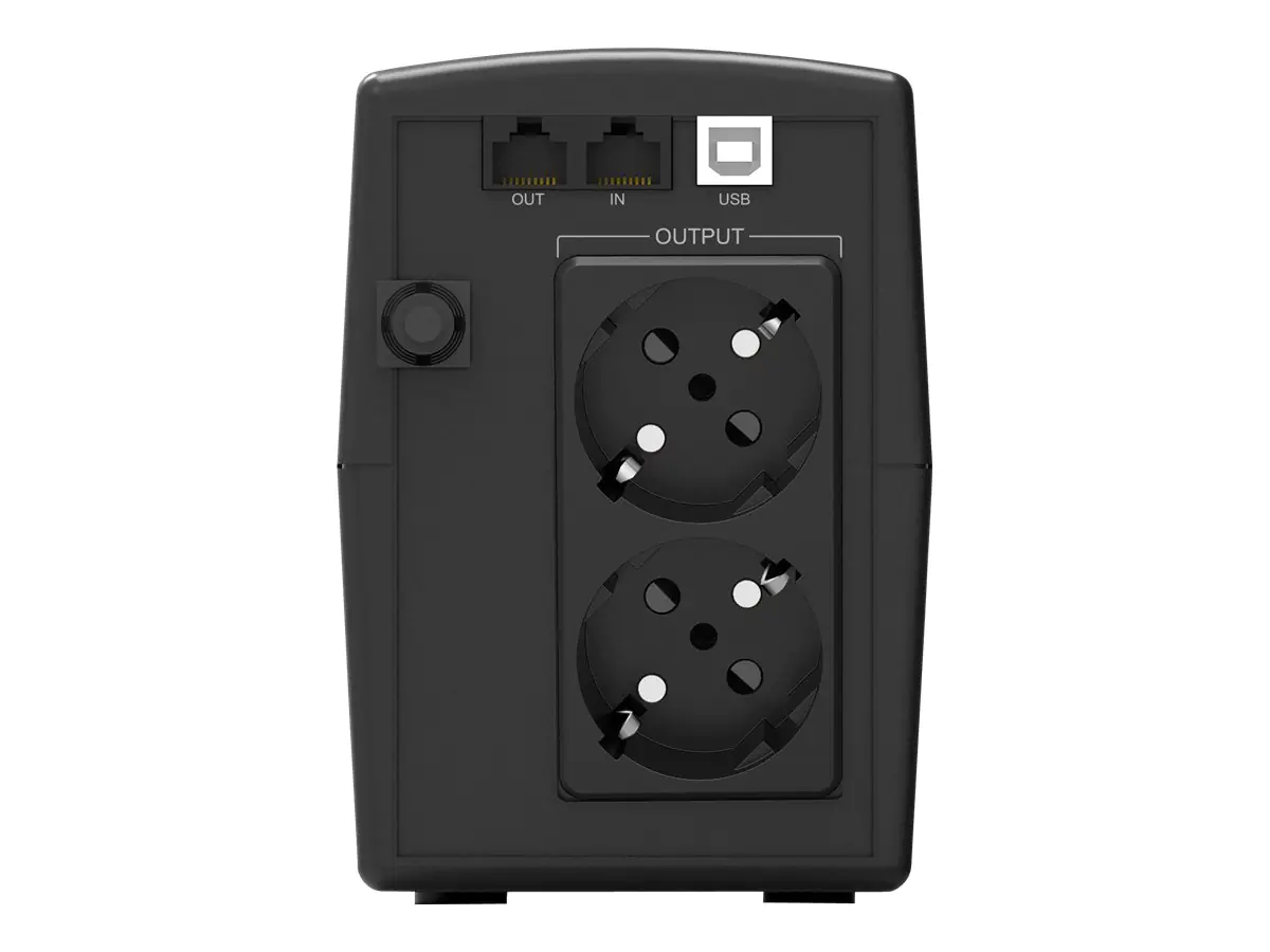 PowerWalker Basic VI 1000 STL - USV - Wechselstrom 162 - 290 V - 600 Watt - 1000 VA - 9 Ah - USB - Ausgangsanschlüsse: 2