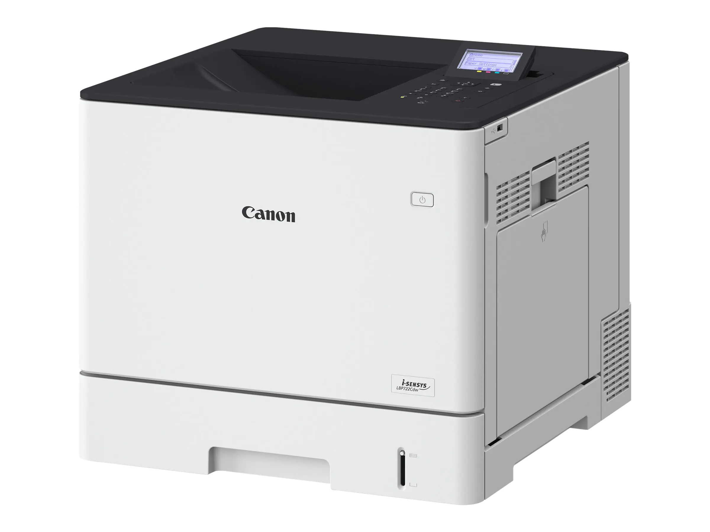 Canon i-SENSYS LBP722Cdw - Drucker - Farbe - Duplex - Laser - A4/Legal - 1200 x 1200 dpi - bis zu 38 Seiten/Min. (einfarbig)/ bis zu 38 Seiten/Min. (Farbe) - Kapazität: 650 Blätter - USB 2.0, Gigabit LAN, Wi-Fi(n), USB-Host, NFC