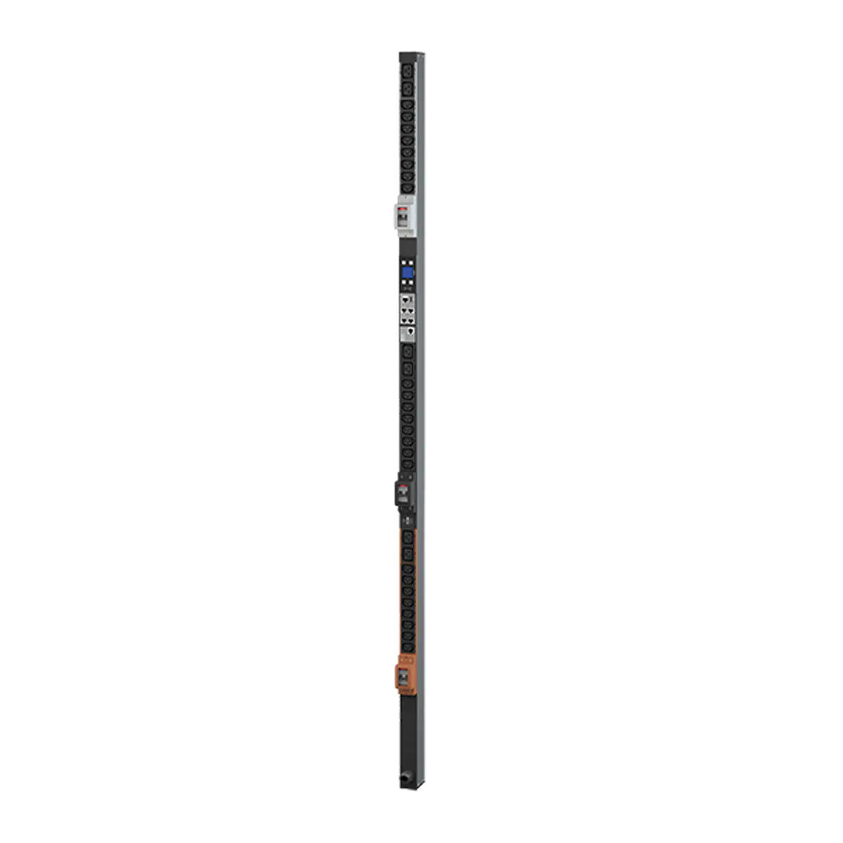 Bachmann BlueNet BN3000 RCM - Stromverteilungseinheit (Rack - einbaufähig) - Wechselstrom 400 V - Ethernet 10/100 - Ausgangsanschlüsse: 30 (6 x IEC 60320 C19, 24 x IEC 60320 C13) - 3 m Schnur
