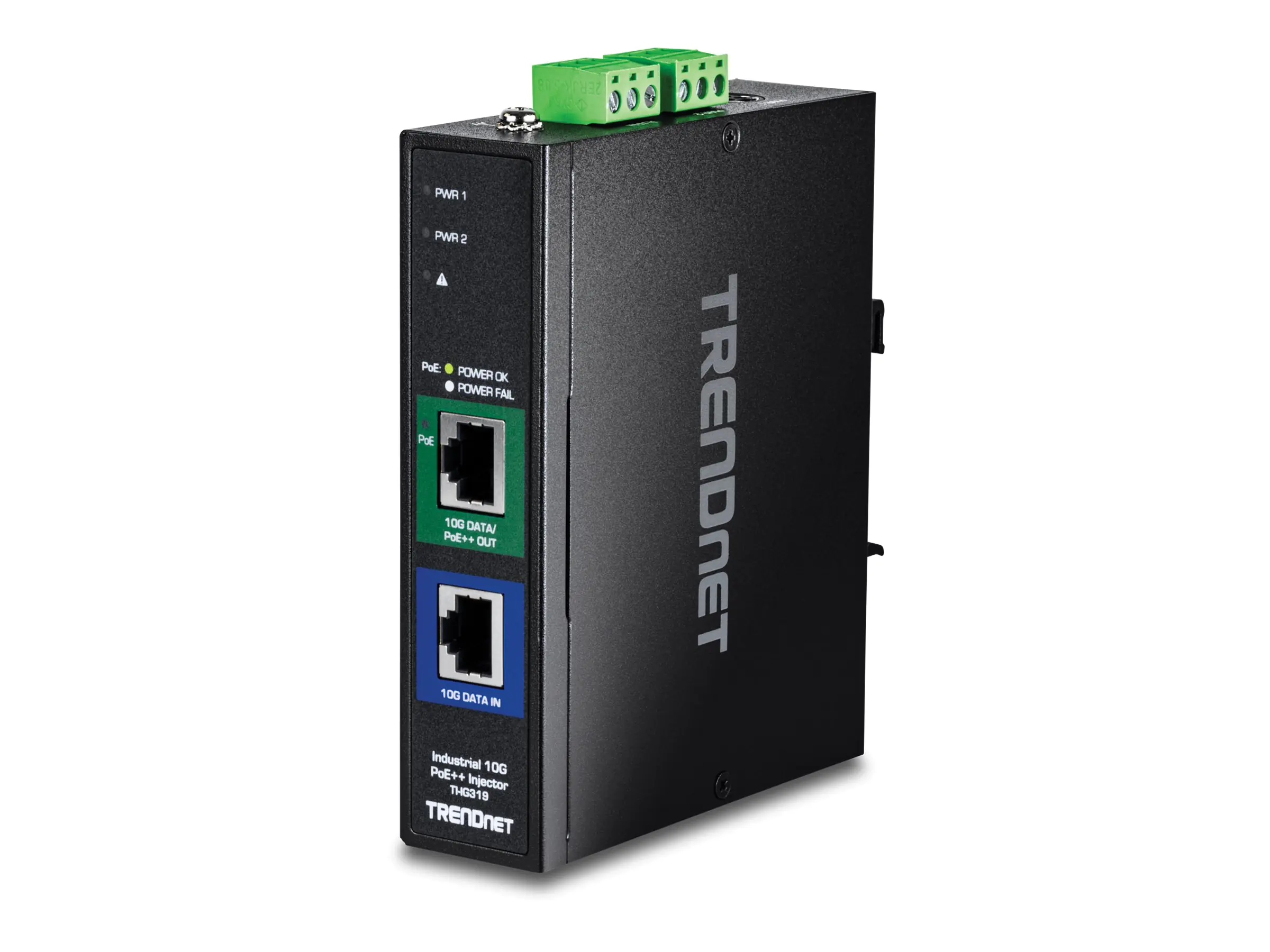 TRENDnet TI-IG319 PoE+ Injektor Industrial 10G - PoE-Injektor