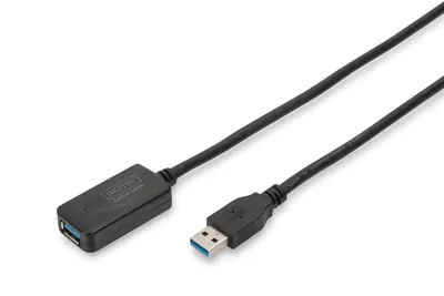 ASSMANN - USB-Verlängerungskabel - USB Typ A (W) zu USB Typ A (M) - USB 3.0 - 5 m - aktiv