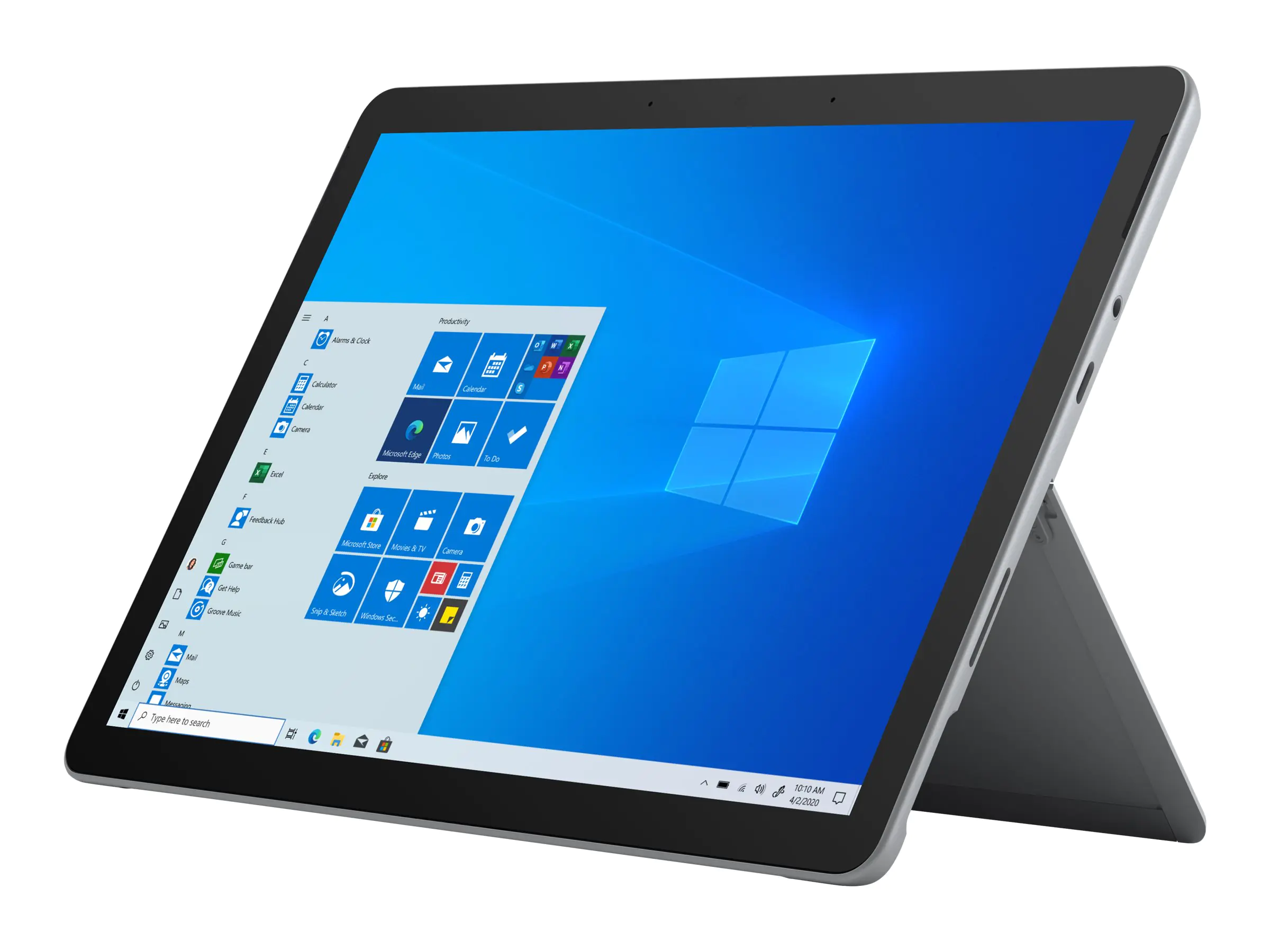 Microsoft Surface Go 3 - Tablet - Intel Core i3 10100Y / 1.3 GHz - Win 10 Pro - UHD Graphics 615 - 8 GB RAM - 128 GB SSD - 26.7 cm (10.5") Touchscreen 1920 x 1280 - NFC, Wi-Fi 6 - mattschwarz - kommerziell