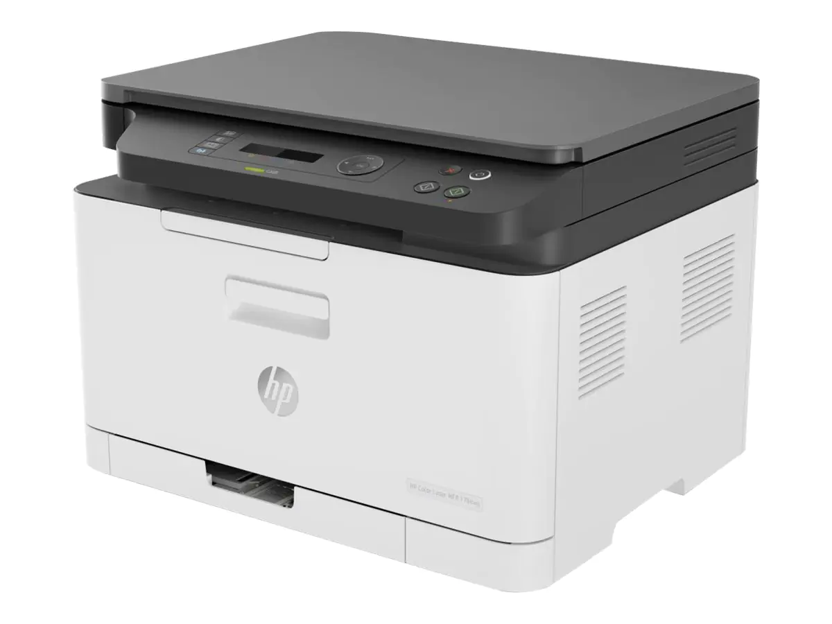 HP Color Laser MFP 178nwg - Multifunktionsdrucker - Farbe - Laser - A4 (210 x 297 mm) (Original) - A4/Letter (Medien) - bis zu 14 Seiten/Min. (Kopieren) - bis zu 18 Seiten/Min. (Drucken) - 150 Blatt - USB 2.0, LAN, Wi-Fi(n)