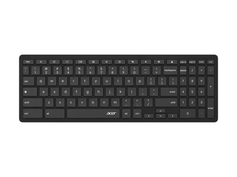 Acer AAK940 - Tastatur-und-Maus-Set - kabellos - Deutsch - Schwarz - retail