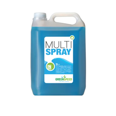 GREENSPEED Glasreiniger MULTI SPRAY Zitrus biologisch abbaubar 6,2 50 % Kunststoff, recycelt, 50 % Polyethylen 5l