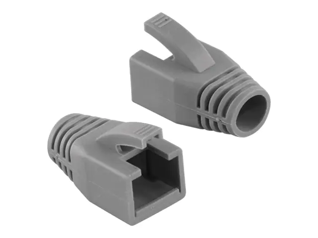 LogiLink Netzwerkkabel-Knickschutz - Grau (Packung mit 10)