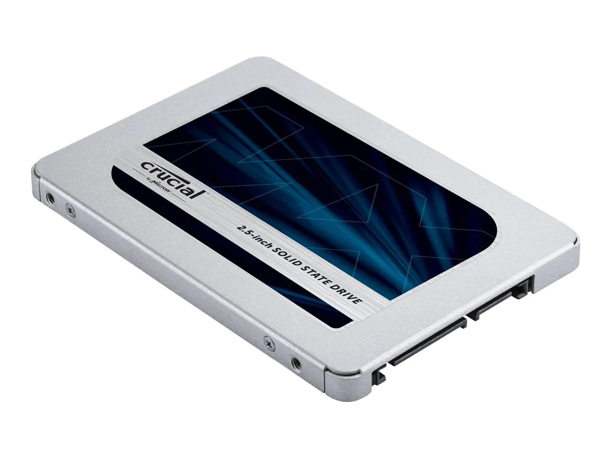 Crucial MX500 - 1 TB SSD - intern - 2.5" (6.4 cm) - SATA 6Gb/s - 256-Bit-AES - TCG Opal Encryption 2.0