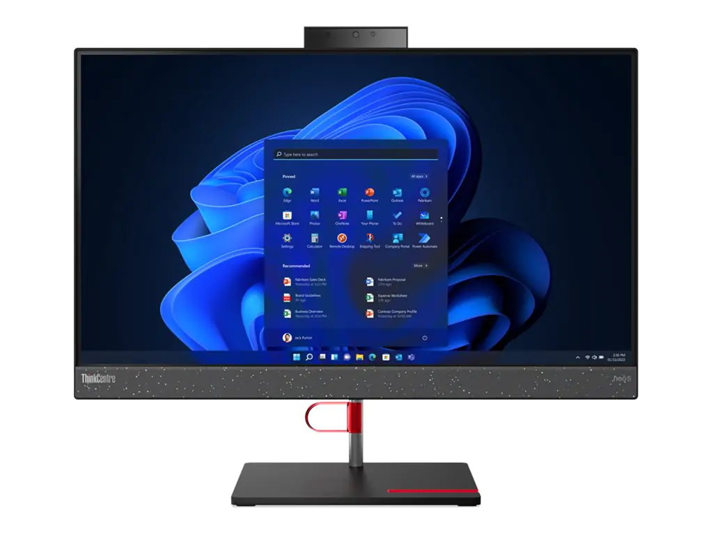 Lenovo ThinkCentre neo 50a 24 Gen 4 12K9 - All-in-One (Komplettlösung) - Monitorständer mit Hubfunktion - Core i5 13500H / 2.6 GHz - RAM 8 GB - SSD 256 GB - TCG Opal Encryption 2, NVMe - Intel Iris Xe Grafikkarte - 1GbE - WLAN: 802.11a/b/g/n/ac/ax, Blueto