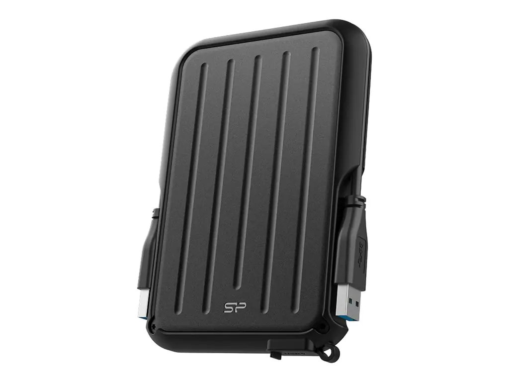 SILICON POWER Armor A66 - Festplatte - 1 TB - extern (tragbar) - 2.5" (6.4 cm) - USB 3.2 Gen 1 - Schwarz