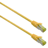 Helos ultra flex - Patch-Kabel - RJ-45 (M) zu RJ-45 (M) - 2 m - S/FTP - CAT 6a - halogenfrei - Gelb