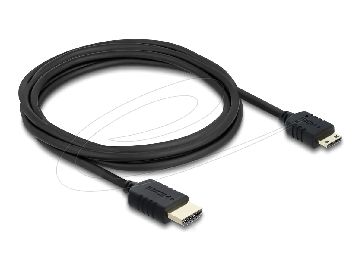 Delock High Speed - HDMI-Kabel - HDMI männlich zu 19-poliger Mini-HDMI männlich - 3 m - dreifach
