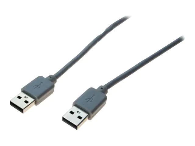 exertis Connect - USB-Kabel - USB (M) zu USB (M) - USB 2.0 - 3 m - Grau