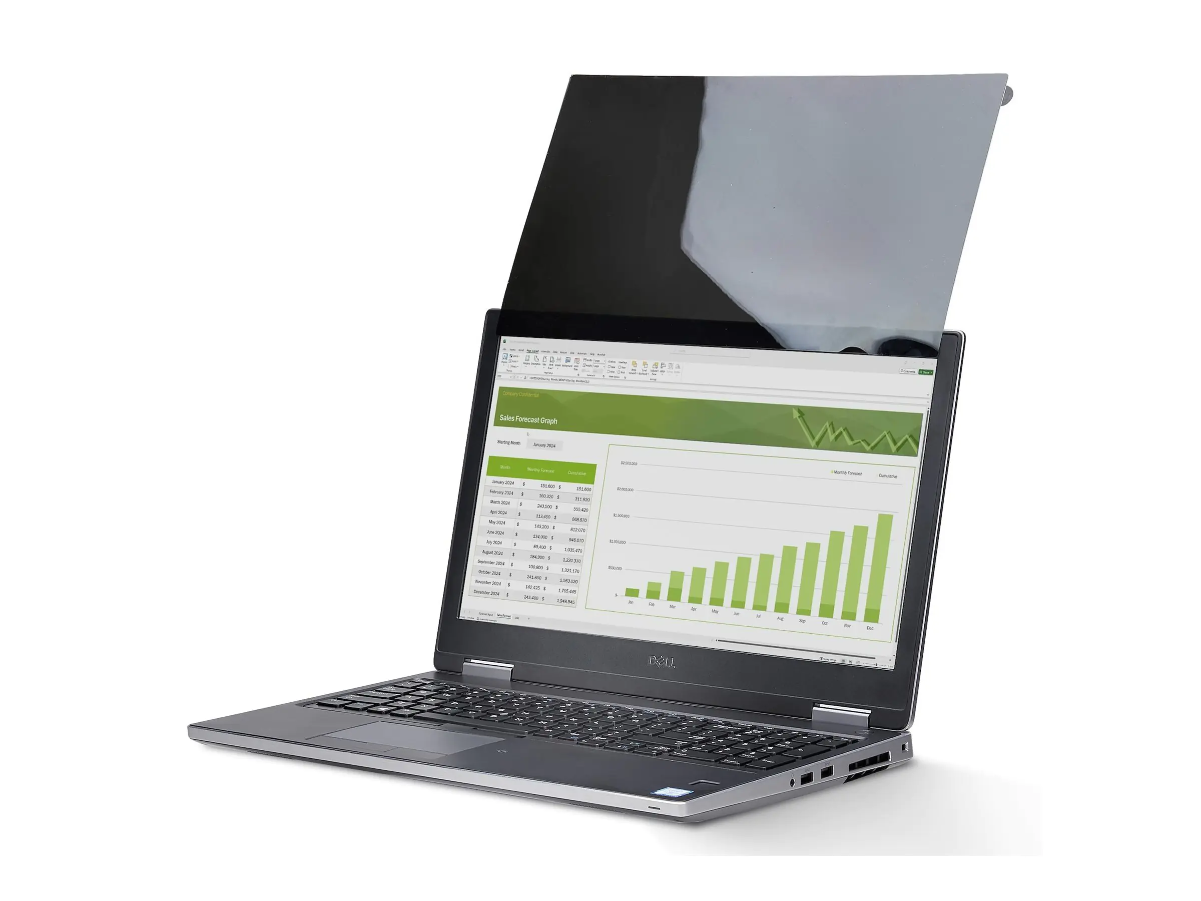 StarTech 16-inch 16:10 Touch Privacy Screen, Anti-Glare Privacy Filter, Laptop Monitor Screen Protector with +/- 30 Deg. View Angle, Flip-Up - 51% Blue Light Reduction (16LT6-PRIVACY-SCREEN) - Blickschutzfilter für Notebook - Klebestreifen, Schiebelaschen