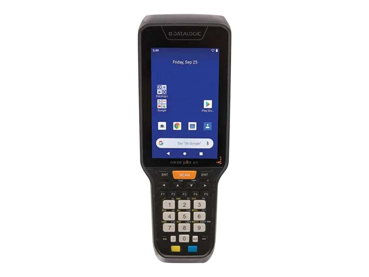 Datalogic Skorpio X5 - Datenerfassungsterminal - robust - Android 10 - 64 GB - 10.9 cm (4.3") Farbe TFT (800 x 480) - Kamera auf Rückseite - Barcodeleser - (2D-Imager) - USB-Host - microSD-Steckplatz - Wi-Fi 5, NFC, Bluetooth