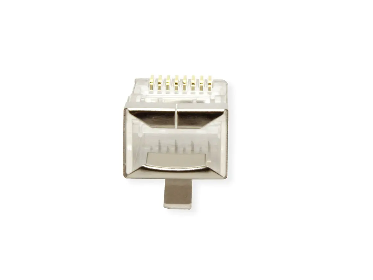 VALUE Netzwerkanschluss - RJ-45 (M) - abgeschirmt - CAT 6e - durchsichtig (Packung mit 10) 21.99.3063