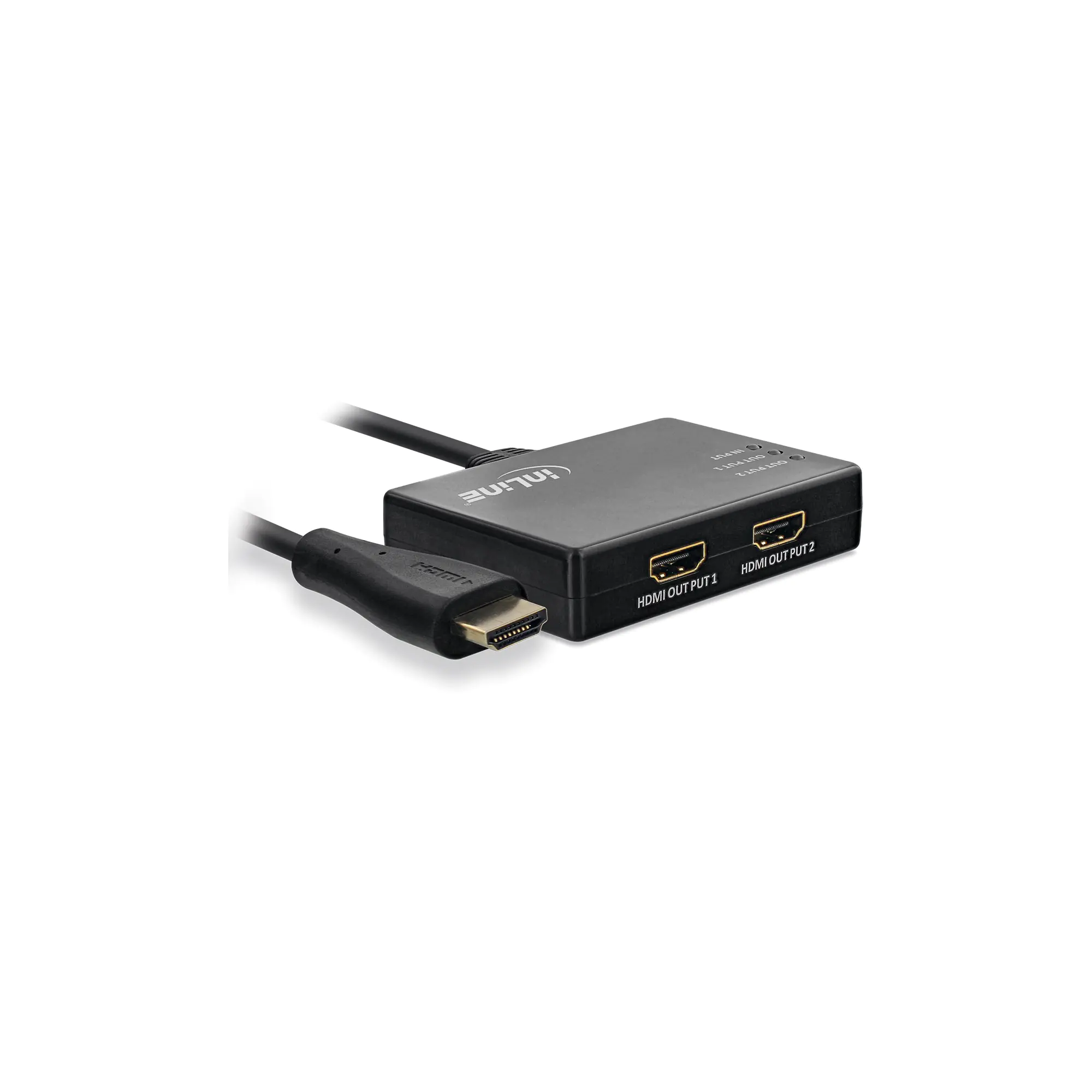 InLine - Video-/Audio-Splitter - 2 x HDMI - Desktop