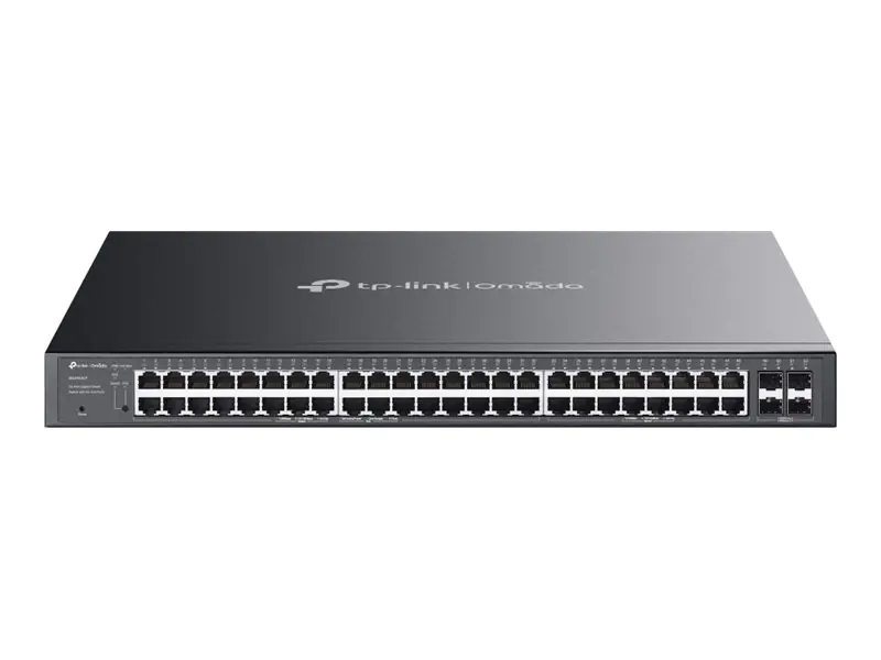 TP-Link Omada SG2452LP V1.8 - Switch - Smart - 32 x 10/100/1000 (PoE+) + 16 x 10/100/1000 + 4 x Gigabit Ethernet SFP - an Rack montierbar - PoE+ (230 W)