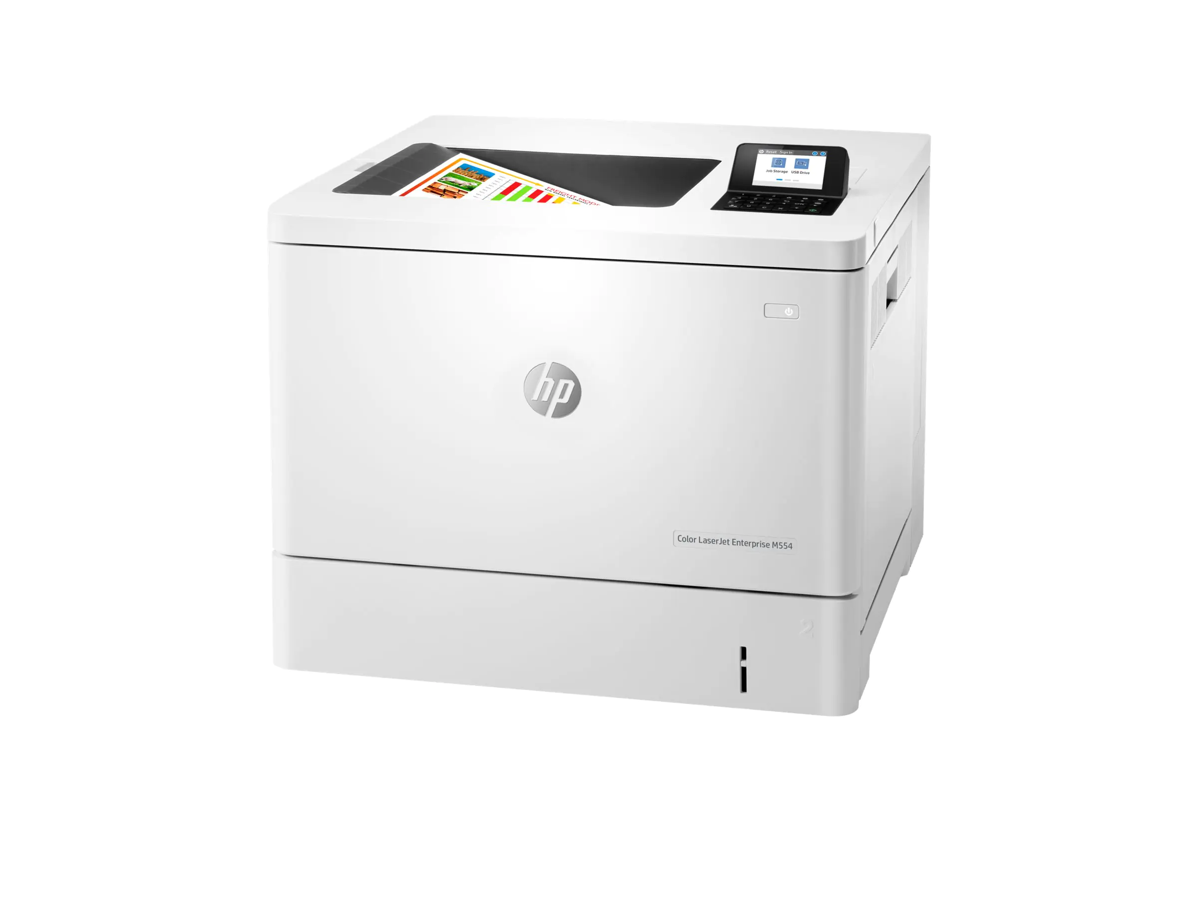 HP LaserJet Enterprise M554dn - Drucker - Farbe - Duplex - Laser - A4/Legal - 1200 x 1200 dpi - bis zu 33 Seiten/Min. (einfarbig) 7ZU81A#B19