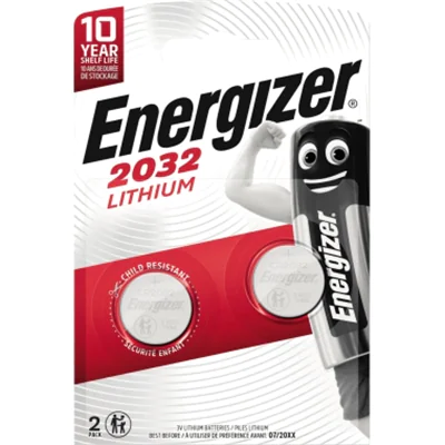 Energizer Knopfzelle CR 2032 Lithium 2 St./Pack. - Batterie - CR2032 637986