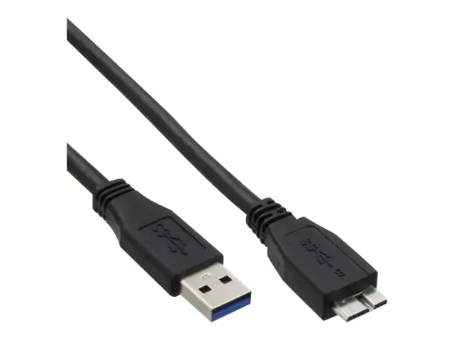 InLine - USB-Kabel - Micro-USB Type B (M) bis USB Typ A (M) - USB 3.0 - 5 m - Schwarz
